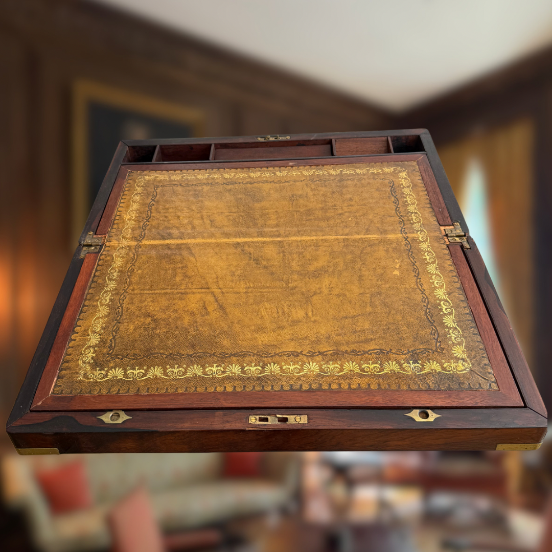 Antique Rosewood Writing Desk Slope