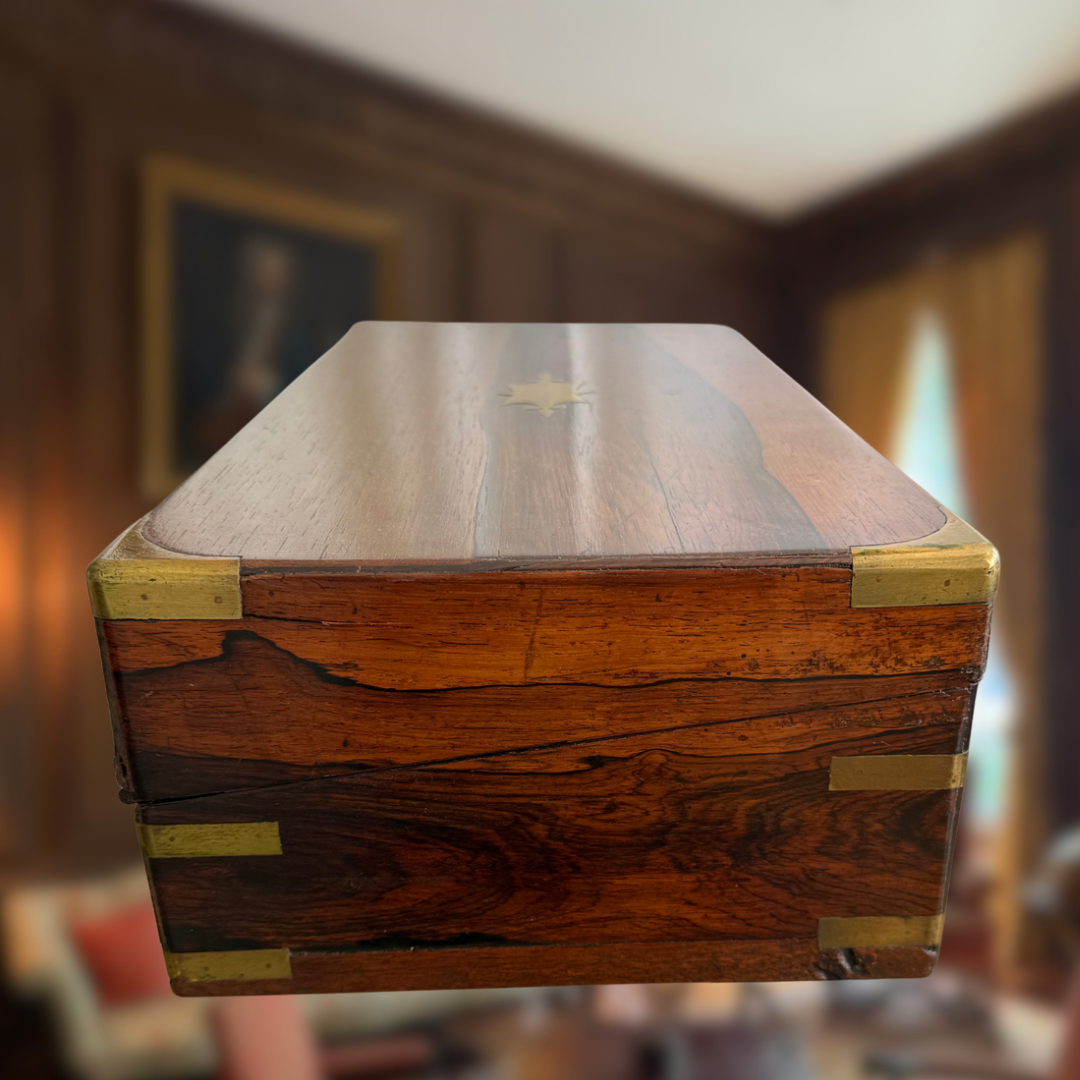 Antique Rosewood Writing Desk Slope