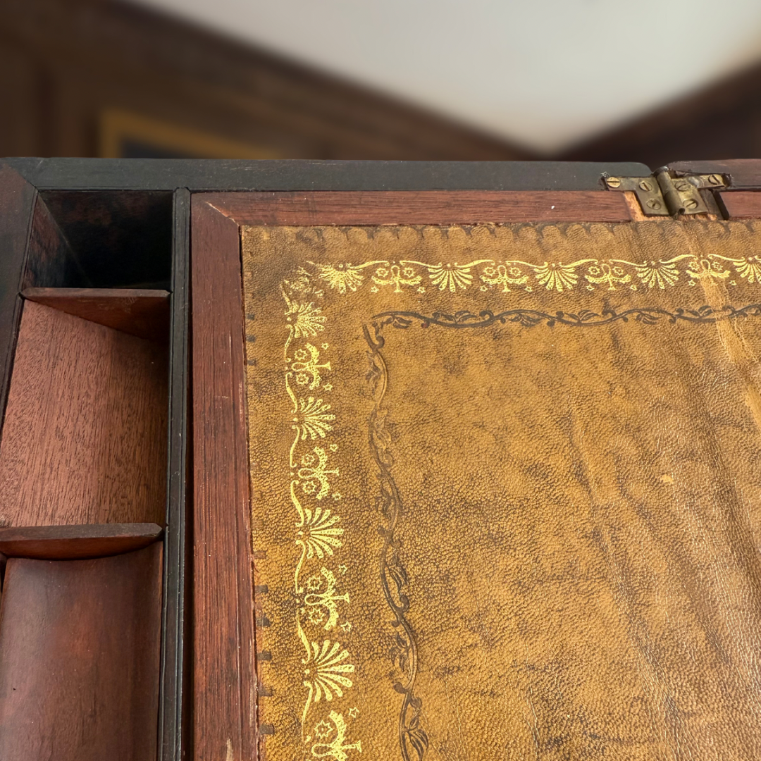 Antique Rosewood Writing Desk Slope