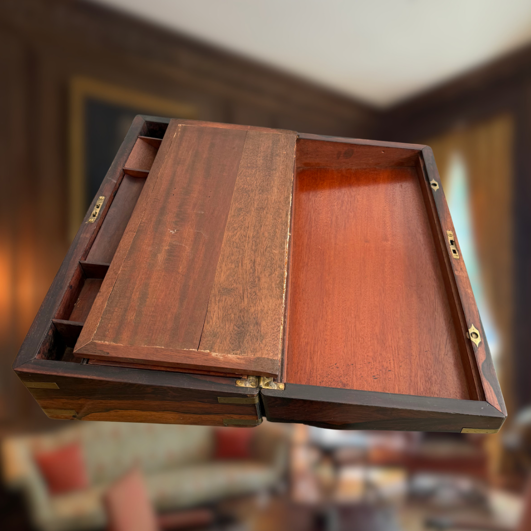 Antique Rosewood Writing Desk Slope