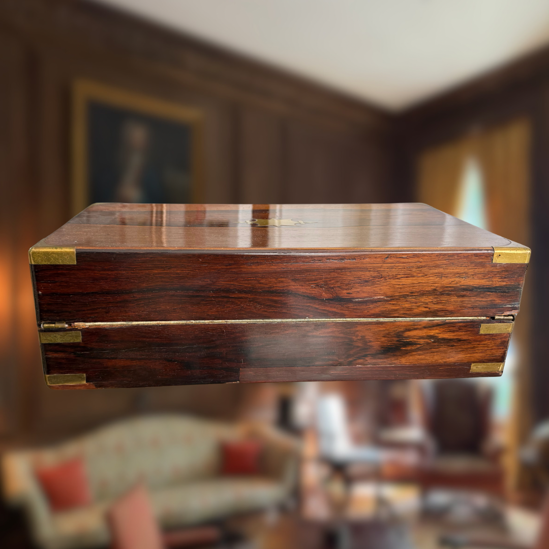 Antique Rosewood Writing Desk Slope