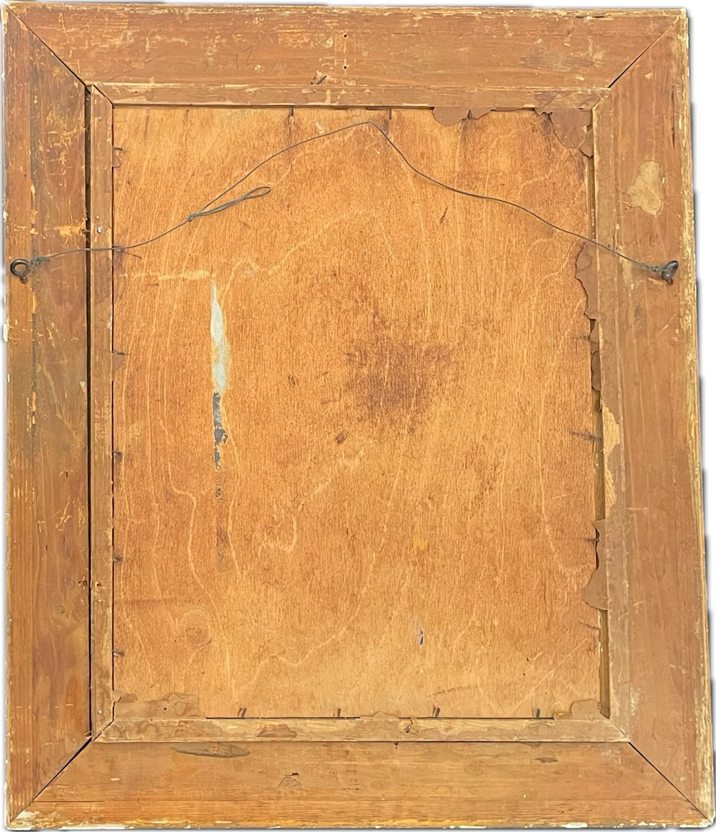 19th Century Highland Cow Painting, Signed J. Scott (1 of 2)