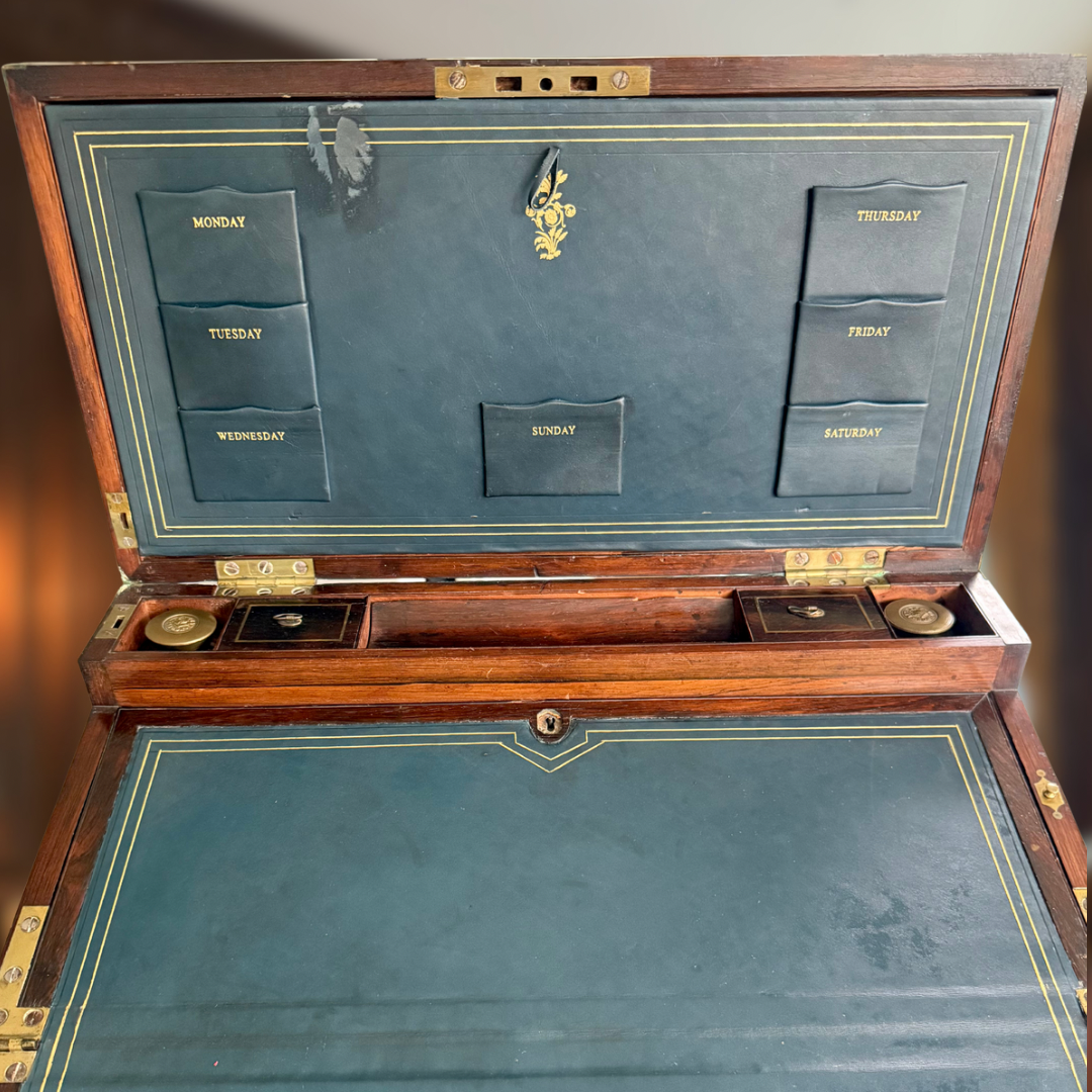 Antique Writing Desk with Secret Compartment
