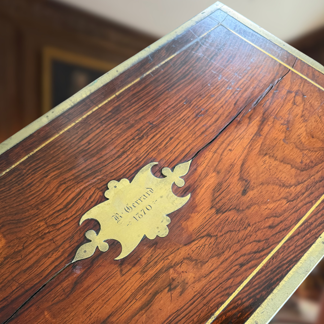 Antique Writing Desk with Secret Compartment