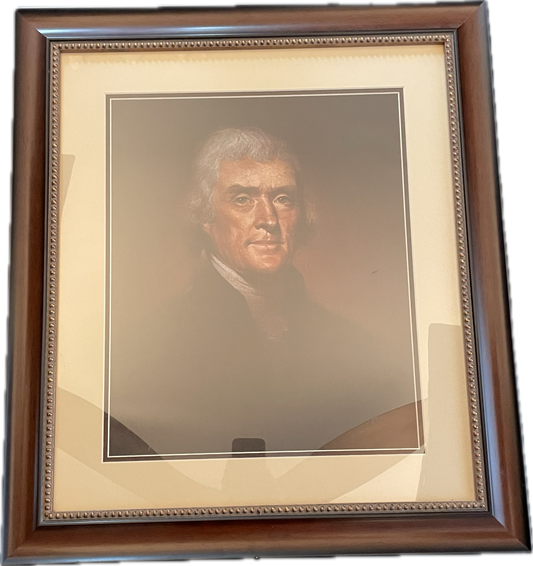 Thomas Jefferson by Rembrandt Peale framed Print